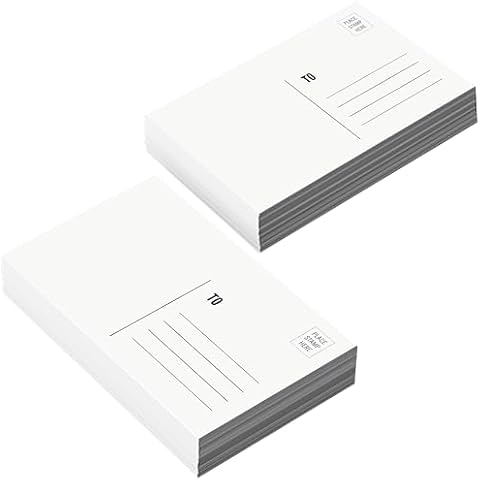 100 Blank Watercolour Postcards for DIY Cover