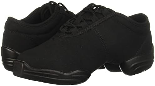 Capezio womens Canvas Sneaker dance shoes, Black, 4.5 US | Image 6