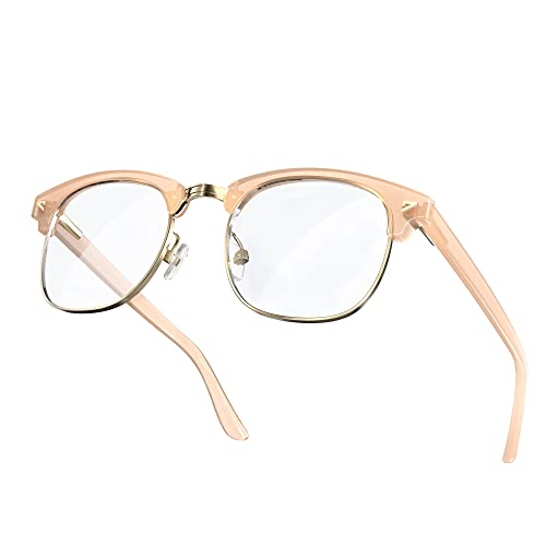 Image of VISOONE Lightweight Blue Light Blocking Glasses Square with Anti Computer Glare for Gaming Men and Women MONTANA