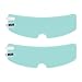 Rawisu Autocollant de visière de Casque 2 pièces Film de Protection Contre la Pluie/Film Anti-buée lentille de Casque de Moto Film Universel Haute Performance pour Le Cyclisme de sécurité