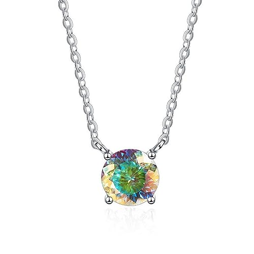 Pendentif Moissanite 1ct, Sublimez Vos Tenues de Soirée Chic