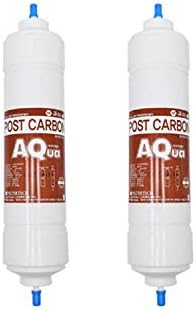 2pcs 9" Compatible Post-Carbon Filter for Coway Water Purifier : CHP-01BL/CHP-01BR/P-03CR/P-5200/P-5200L (Neo-Pac)/P-5200R (Neo-Pac)/P-03DR