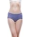 YOYI FASHION Bamboo Viscose Brief Menstrual Leakproof Panties US Size XL/8, Red,Purple,Gray,Denim Blue,Elegance red
