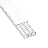 molduras para quadros 15x20 75 mm altura Unex 78147-2 U23X Moldura con 2 Tabique, Blanco, 20mm Ancho X 75mm Altura, Paquete de 15