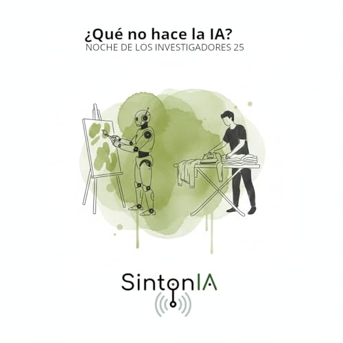 Page de couverture de Episodio 49 - Noche Europea de los Investigadores: &iquest;Qu&eacute; no hace la IA?