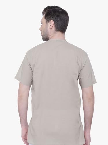 Image of Rajubhai Hargovindas Men's Pure Cotton Short Kurta | Pack of 2 |