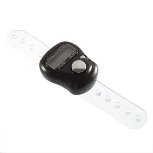 Preisvergleich Produktbild TOOGOO(R) Digital Elektronisch Hand Zaehler Handzaehler Schwarz NEU