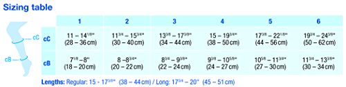JOBST 7766104 BSN Medical Compression Sock, Knee High, 20-30mmHg, Size 5, Regular, Black