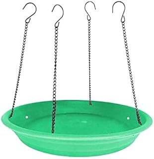 Multi-Purpose Bird Seed Catcher Tray Platform Tray Bird Feeder Seed Tray Bird Feeder Hanging Tray Seed Hoop Seed Catcher & Platform Feeder. Bird Feeders and Accessories （ Green ）