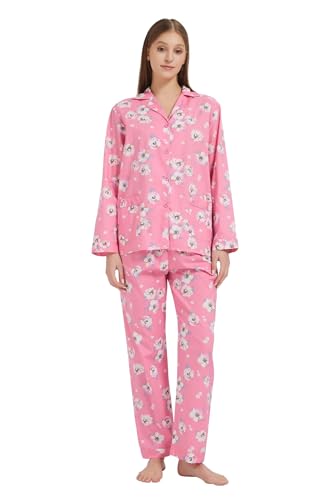 Pyjama 100% coton femme anti irritation pour peau sensible du S au 3XL