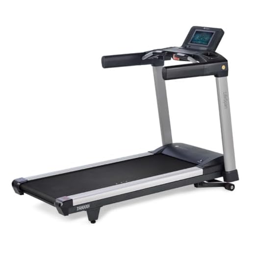 LifeSpan TR6000iT loopband tot 22 km / u, fitness-app voor smartphone en tablet | Helling -3 tot + 13 procent, Bluetooth USB en luidspreker, groot loopvlak met demping | Laadgewicht tot 159 kg - opvouwbaar