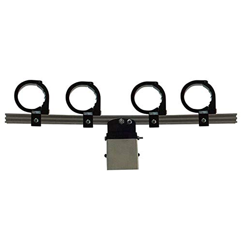 AnKa-Digital Multifeed Support Universel 4 Compartiments pour LNB/Triax / Octagon/Gibertini Multifeed avec Prise en fée 40 mm avec antenne Satellite