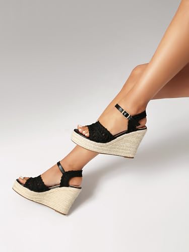 Image of Espadrille Wedge Sandals for Women Platforms & Wedges