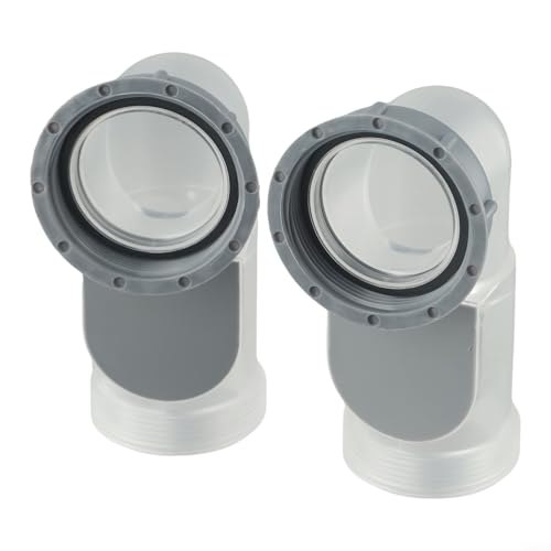 Válvula de codo desodorizante transparente de 45 mm para fregadero de verduras, gabinete de baño, válvula de retención PP antiolor, adaptador de tubería de drenaje rápido, accesorio de cocina, paquete