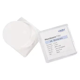COBETTER 100 Pieces/Pack Nylon Disc Membrane Filters 47mm Diameter 0.22?m Pore Size pH 3-14