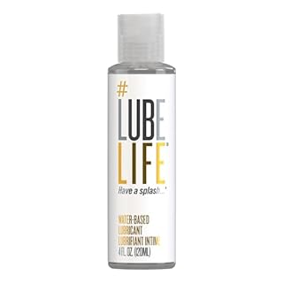 Lube Life Water Based Personal Lubricant, Lube for Men, Women & Couples, Non-Staining, 4 Fl Oz (120 mL)
