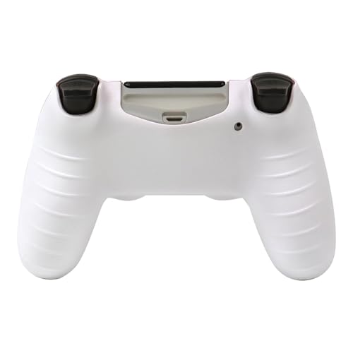 Image of RALAN Horned Skull Head Design Controller Skin Cover with 2 Thumb Grips Compatible with PS4 /Playstation 4 Slim /Pro Controller