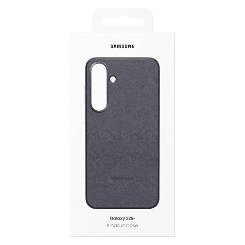 Image of Samsung Galaxy S25+ Kindsuit Phone Case, Protective Cover, Stylish Design, Durable, Soft Inner Lining, US Version, EF-VS936PBEGUS, Black