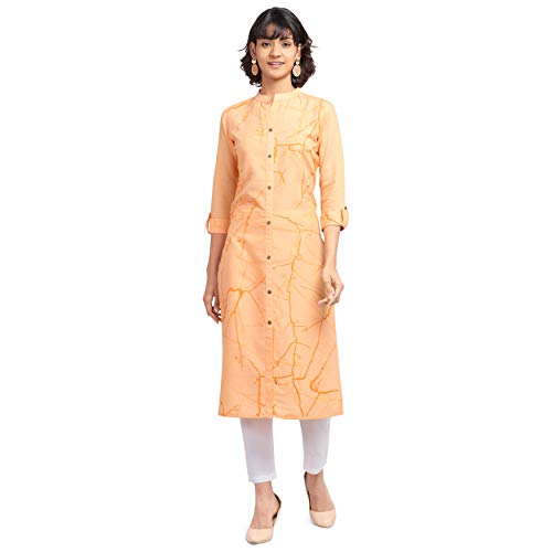 Image of NAINVISH Cotton Blend Kurti Kurta Pant | Kurta Set for Women | Women Kurta Pant Set | Kurta with Pant Set | Printed Kurta Pant Set