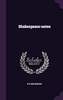 Shakespeare-notes 1355029325 Book Cover
