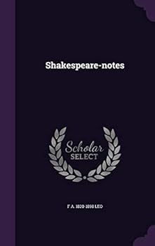 Hardcover Shakespeare-notes Book