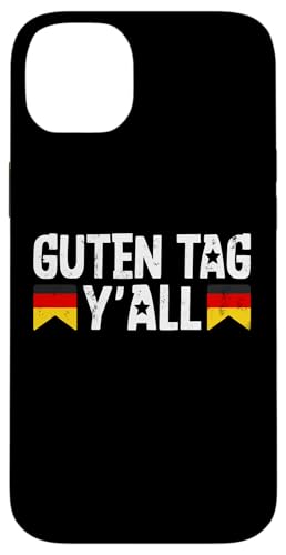 Guten Tag Y'all Biergarten Germany Flag German Beer Festival Custodia per iPhone 14 Plus