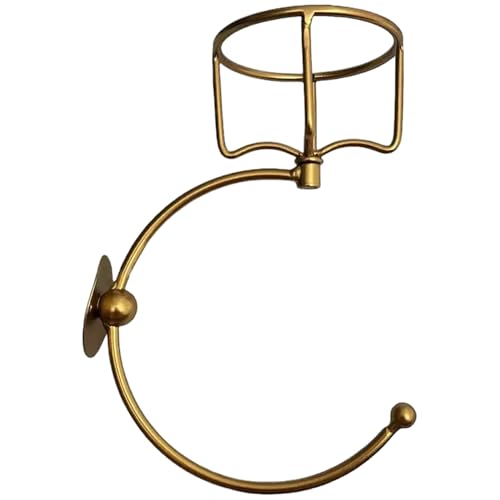 Porte-bougie de mur robuste en fer avec support de serviette - 3