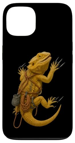 Bearded Dragon Rock Climbing Pogona Vitticeps Design �X�}�z�P�[�X iPhone 13 �p