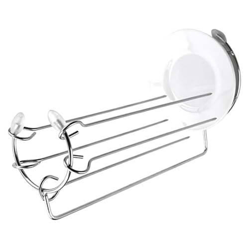 OSALADI Soporte Colgante para Barbacoa de Acero Inoxidable Estante para Alimentos 5 Pinchos Portátil y Reutilizable para Parrilla y Actividades al Aire Libre