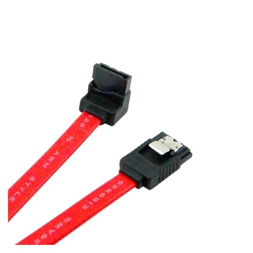 Cable Extensión SATA 7pin 30cm con Seguro y Ángulo 90° miniatura 2