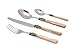 Rivadossi 9324A02 Elena set posate da 24 pezzi, Champagne