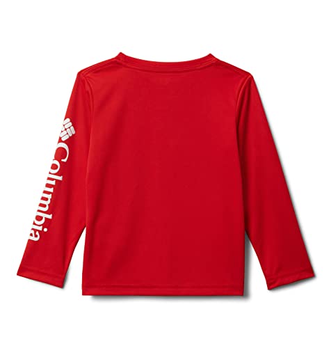 Columbia Youth Boys Terminal Tackle Long Sleeve Tee, Red Spark, X-Large #TOP2