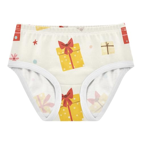 Daily Wear Girls' Panties Organic Underpants for Toddler Girls Pattern in Sizes 2T,3T, 4T, 5T, 6Y and 8Y