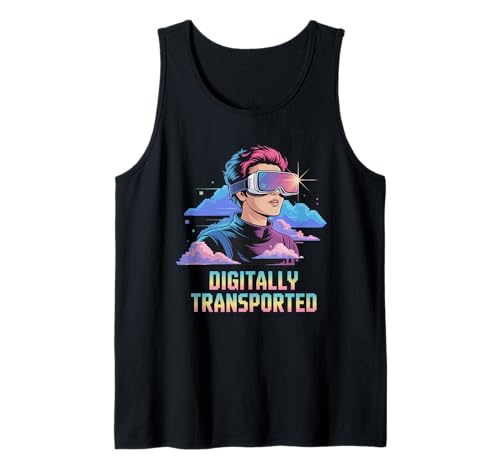 VR Headset for Interactive Worlds and Augmented Reality Tank Top