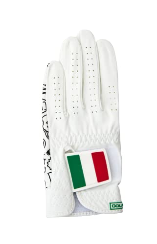 GOLFSKIN Golf Gloves for Men Italian Flag Design (Large)
