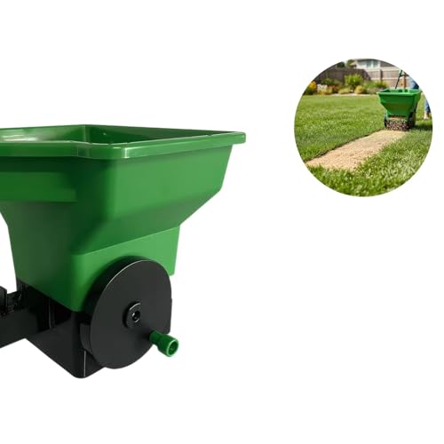 Esparcidor manual con manivela para césped y jardín miniatura 4