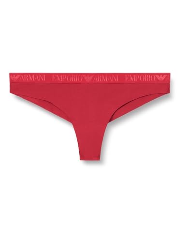 Emporio Armani Woman's Iconic Microfiber 2-Pack Brazilian RED M