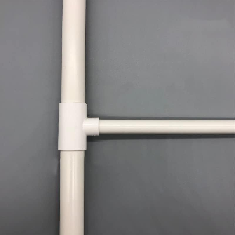 Miniatura 5 de MroMax Reductor Tee PVC Pipe Fitting T-Shaped Connector 1 x 1 x 34-Inch ID Slip Fix Hold Corresponding Pipe White 1pcs