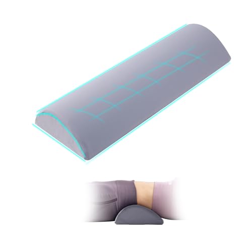 Fousupdt LUMBAR SUPPORT PILLOW FOR BED Memory Foam Back Pillow For Sleeping, Back Support Pillow For Lower Back Pain Relief, Lower Back Pillow For Sleeping, Lumbar Pillow cover