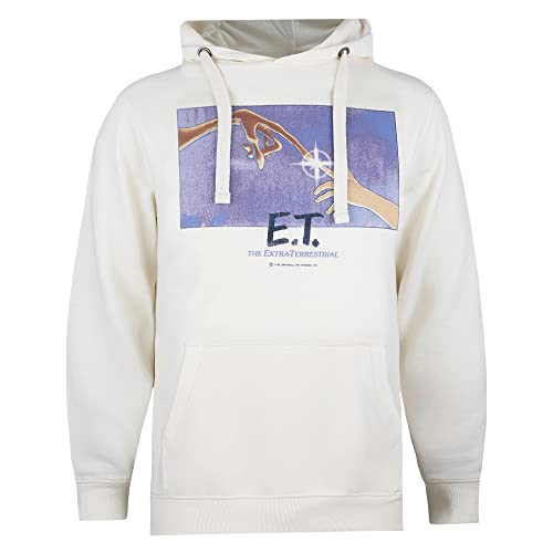E.T Cuadro gráfico Sudadera con Capucha, Crudo, XXL para Hombre