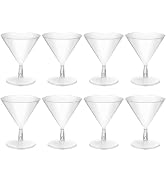 Kichvoe 8pcs 7 Plastic 7 Martini 7 Glass 760ml 727oz 7 Disposable 7 Cocktail 7 Glasses 7 Unbreakable 7 Reusable 7 Dessert 7 Cup 7 Shot 7 Glass 7 Margarita 7 Wine 7 Ice 7 ...