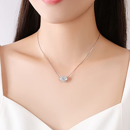 Birthstone Charms 925 Sterling Silver Love Heart Beads Fit Pandora Charms Bracelet, Fit Mother's Day Christmas Birthday Gift3