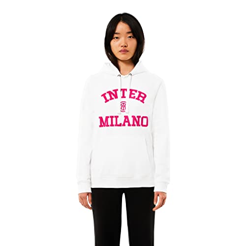 Inter Sudadera con Capucha Sudadera con Capucha Mujer, Color Blanco., L
