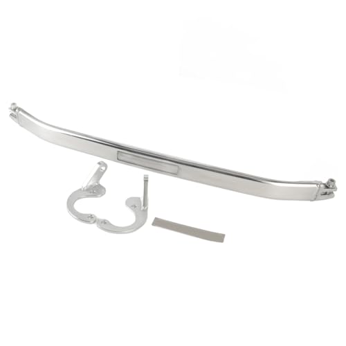 Brilluxa Barra duomi anteriore superiore in alluminio argento - Barra duomi anteriore superiore per torre per Honda Civic EG EK 92-00, Del Sol 93-97, Integra DC2 94-02 Auto