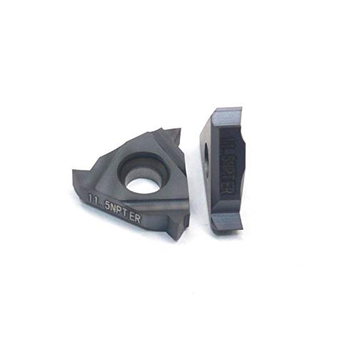 Tool Part for 16ER 11.5NPT 10PCS Threading Inserts External Threading Tips 16ER 11.5NPT LDA Inserts for Threaded Holder SER 2020