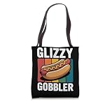 Hilarious Glizzy Gobbler Fast Food Fan Retro Hot Dog Lover Tote Bag