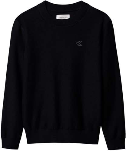 Pulóver Calvin Klein niños suéter de punto básico juvenil Ib0ib02641
