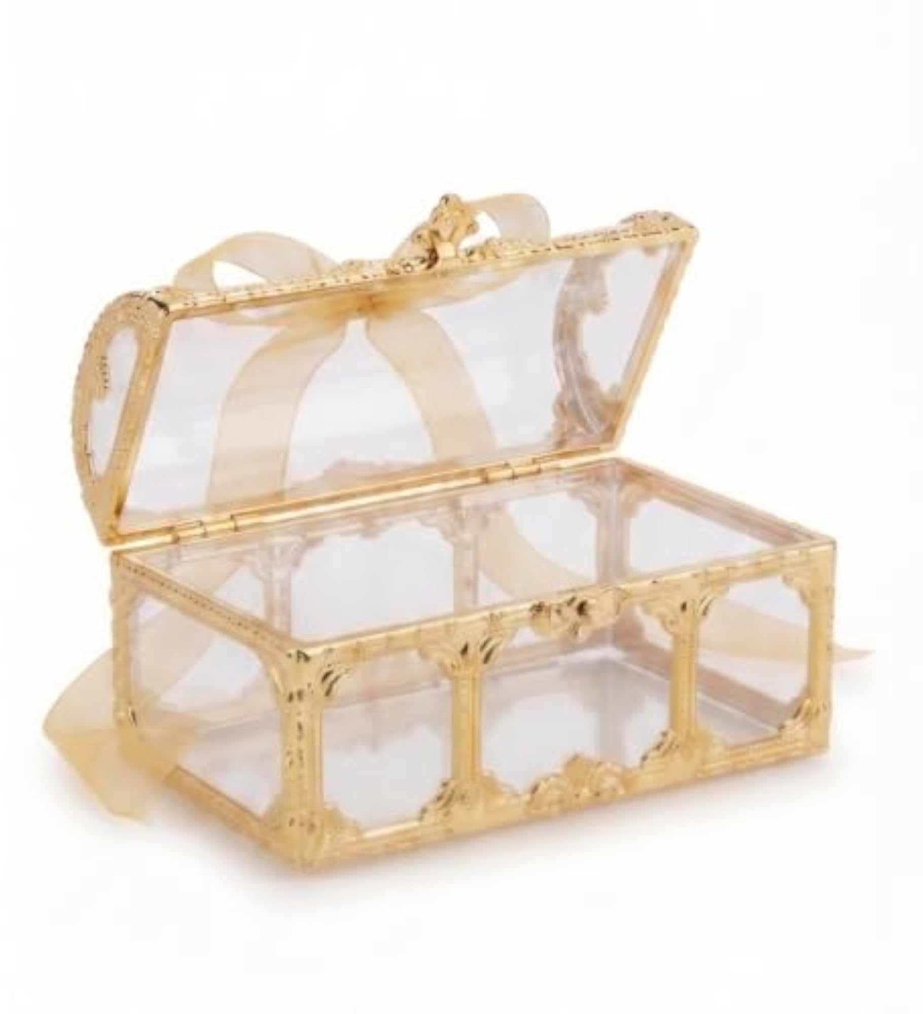 Transparent Acrylic Treasure Chest Gift Box
