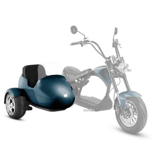 eAhora (2026 Upgraded) Electric Motorcycle Sidecar for 2000W M1P/3000W M1P