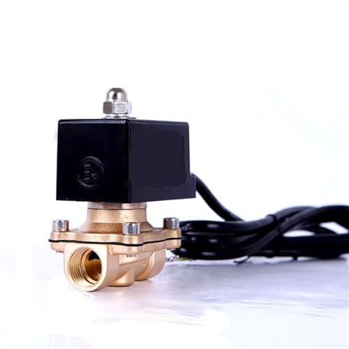 Válvula solenoide de latón macizo con rosca de media pulgada para instalaciones de alta durabilidad 2